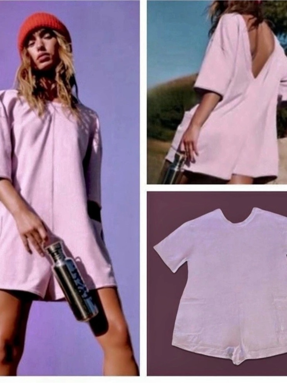 Free People Hot Shot Romper Lilac